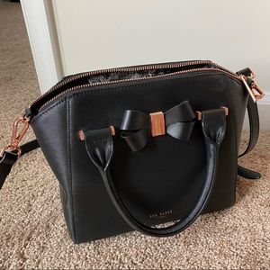 Ted Baker Black Charmea Handbag with a Bow Detail